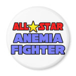All Star Anemia Fighter Magnet