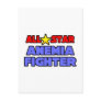 All Star Anemia Fighter Post Cards