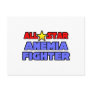 All Star Anemia Fighter Post Card