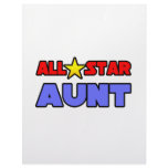 All Star Aunt Custom Letterhead