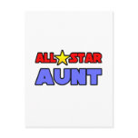 All Star Aunt Post Card
