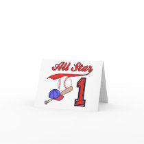All Star Baseball 1st Birthday Invitations cards by Kewlkids All Star Baseball 1st Birthday Invitations cards