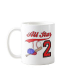 All Star Baseball 2nd Birthday Mug