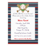 All Star baseball baby shower invitation