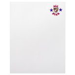 all star baseball player graphic letterhead design
