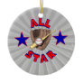 all star baseball player graphic christmas ornaments