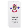all star baseball player graphic rack card design