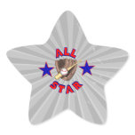 all star baseball player graphic stickers