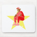 All Star Baseball Player Mouse Pad