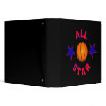 All Star Basketball 3 Ring Binder