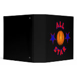 All Star Basketball 3 Ring Binder