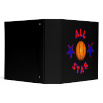 All Star Basketball 3 Ring Binder