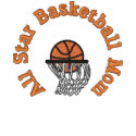 All Star Basketball Mom embroidered shirts