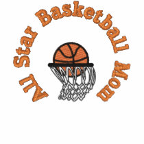 All Star Basketball Mom embroidered shirts