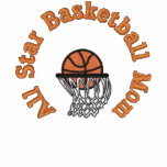 All Star Basketball Mom embroidered shirts