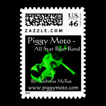 All STar Boar Band Postage stamps