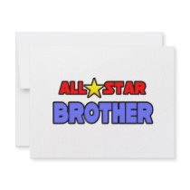 All Star Brother Personalized Announcement