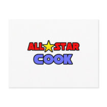 All Star Cook postcards by Cooking_Shirts All Star Cook postcards