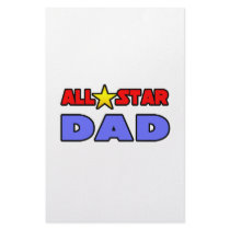 All Star Dad stationery by Proud_Dad_Shirts All Star Dad stationery