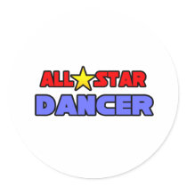All Star Dancer stickers by Dancer_Shirts All Star Dancer stickers