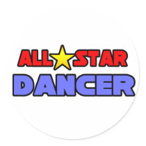 All Star Dancer stickers by Dancer_Shirts All Star Dancer stickers