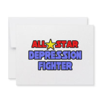 All Star Depression Fighter invitations