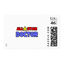 All Star Doctor postage by Doctor_Shirts All Star Doctor postage