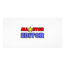 All Star Editor Custom Photo Card
