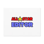 All Star Editor Postcards