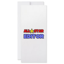 All Star Editor Custom Rack Card