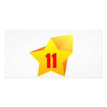 All Star Eleven years old! Birthday Photo Cards