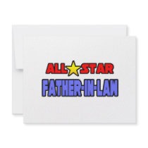 All Star Father-In-Law invitations by Father_In_Law_Shirts All Star Father-In-Law invitations