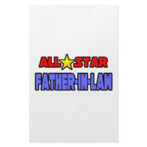 All Star Father-In-Law stationery