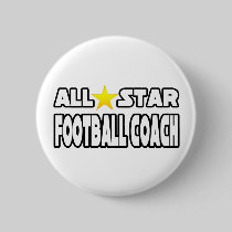 All Star Football Coach Pin