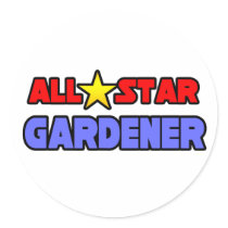All Star Gardener stickers by Gardening_Shirts All Star Gardener stickers