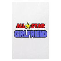 All Star Girlfriend stationery by Girlfriend_Shirts All Star Girlfriend stationery