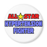All Star Hypertension Fighter Fridge Magnet