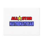 All Star Mathematician Postcard