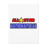 All Star Mathematician Postcard