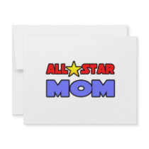 All Star Mom invitations by Proud_Mom_Shirts All Star Mom invitations