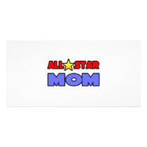 All Star Mom photo cards by Proud_Mom_Shirts All Star Mom photo cards