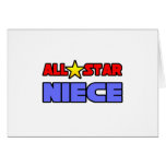 All Star Niece Cards
