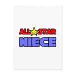 All Star Niece Post Cards