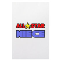 All Star Niece Personalized Stationery