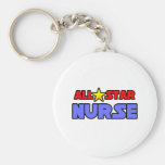 All Star Nurse Key Chain