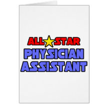All Star Physician Assistant Greeting Card