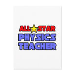 All Star Physics Teacher Postcard