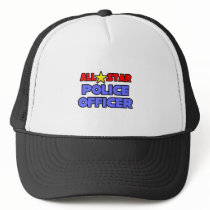 All Star Police Officer hats by PoliceOfficer_Shirts All Star Police Officer hats