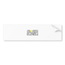 All Star Science Teacher bumper stickers