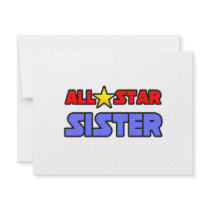 All Star Sister invitations by Proud_Sister_Shirts All Star Sister invitations